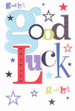 Radiating encouragement, this cheerful card from a local Collier Row florist transforms 'Good Luck' into a celebration of colour and camaraderie. Sweeping letters in pastel blue are braided with deep reds, fresh mossy greens, and dignified purples-each chosen as though hand-picked from an artist's vibrant palette. Sprightly navy, lilac, and sunny-citrus hues pop through the design like bursts of hope, their star shapes recalling both childhood wishes and the endless opportunities along Collier Row's lively avenues. The texture, smooth and substantial, hints at the premium cardstocks we favour for our own floral messages. This is the kind of good luck card you might press into a close friend's palm before auditions at a local dance studio or send along as part of a new beginnings bouquet. Its heartfelt optimism and thoughtful artistry make it more than a message; it's a piece of encouragement, imbued with the same local spirit that fills our Collier Row shop on a bright afternoon.